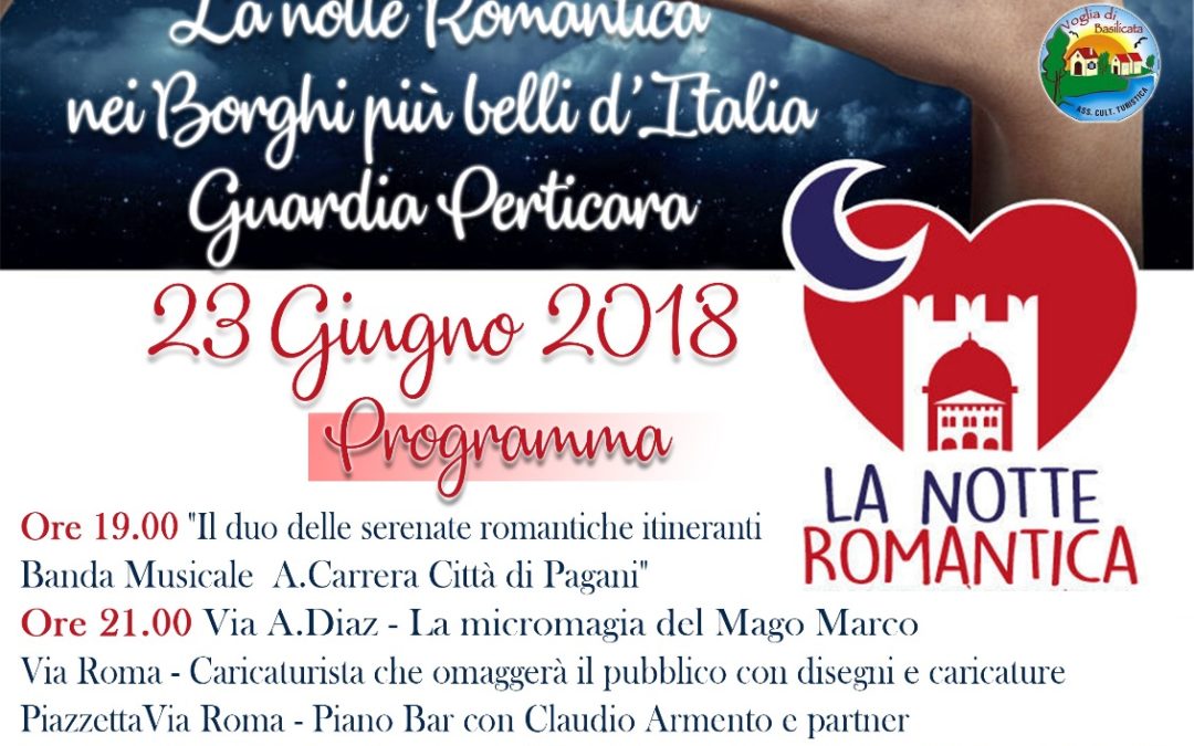 La notte romantica di Guardia Perticara