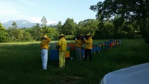 La troupe di Linea Verde a Serra del Prete