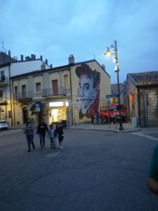 il murales di dedicato a Jimmy Savo