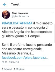 il tweet di Lacorazza