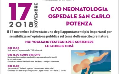 17 novembre al San Carlo di Potenza è world prematurity day