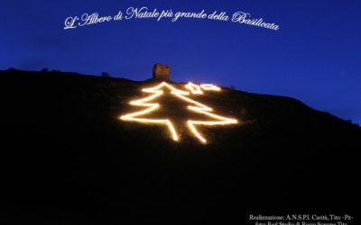L’ALBERO DI NATALE PIÙ GRANDE DELLA BASILICATA