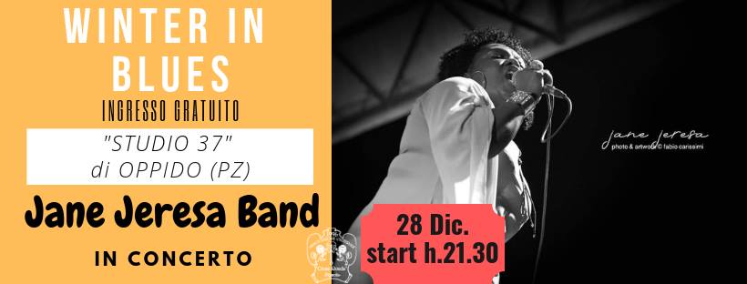 Venerdì 28 Dicembre la Jane Jeresa band allo Studio 37 di Oppido