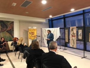 Rino Cardone alla inaugurazione