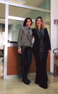 Gabriella Megale con Anna Maria Bernini