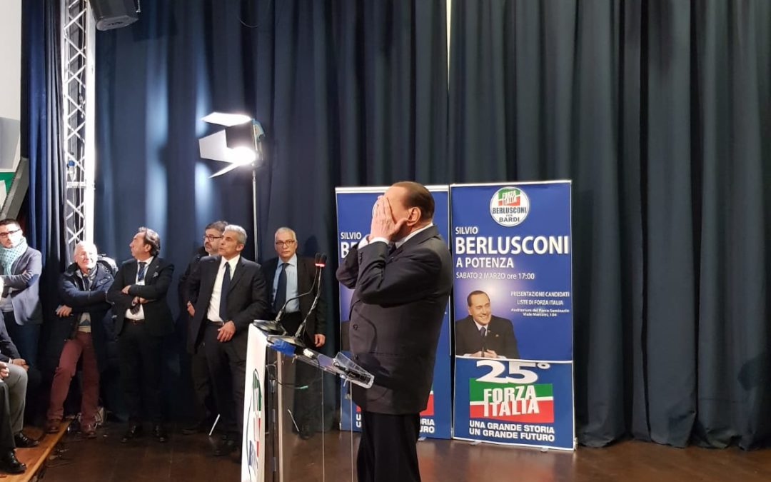 Berlusconi diventa l’oggetto dello scontro interno a Forza Italia in Basilicata