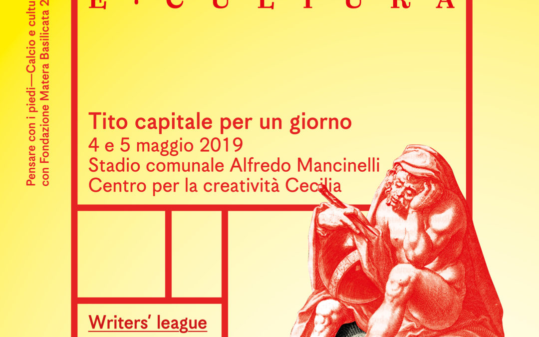 “Pensare con i piedi”, Tito Capitale per un giorno unisce calcio e letteratura