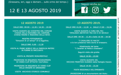 12 e 13 Agosto, Grassano Capitale per un giorno – Programma