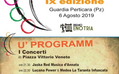 6 Agosto a Guardia Perticara la nona edizione della “Notte della Tarantella Lucana”