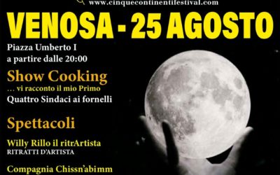 A Venosa il 25 agosto la XV edizione del Festival dei Cinque Continenti