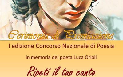 27 settembre a Potenza la premiazione del Concorso Nazionale di Poesia “Ripeti il tuo canto”