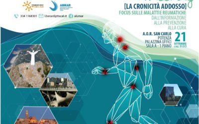 21 settembre a Potenza REUMA meeting, Focus sulle malattie reumatiche dall’informazione alla prevenzione alla cura