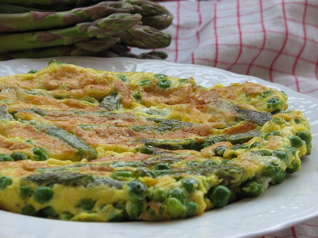 frittata di asparagi selvatici