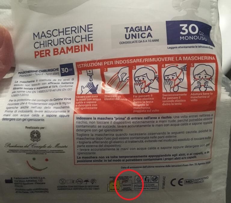 Si fa per ridere: le mascherine e l'”ossessione-Renzi”