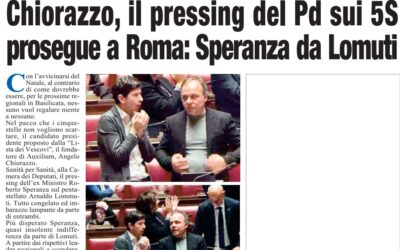 Lomuti e Speranza fotografati in Aula senza cravatta